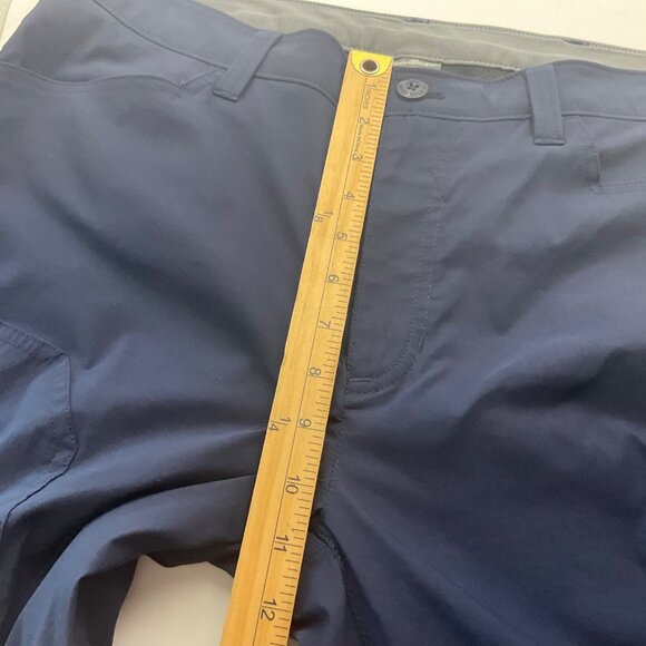 Eddie Bauer Mens 36 Winter Tech Pants Navy Blue Fleece-Lined Nylon Stretch - Picture 8 of 16